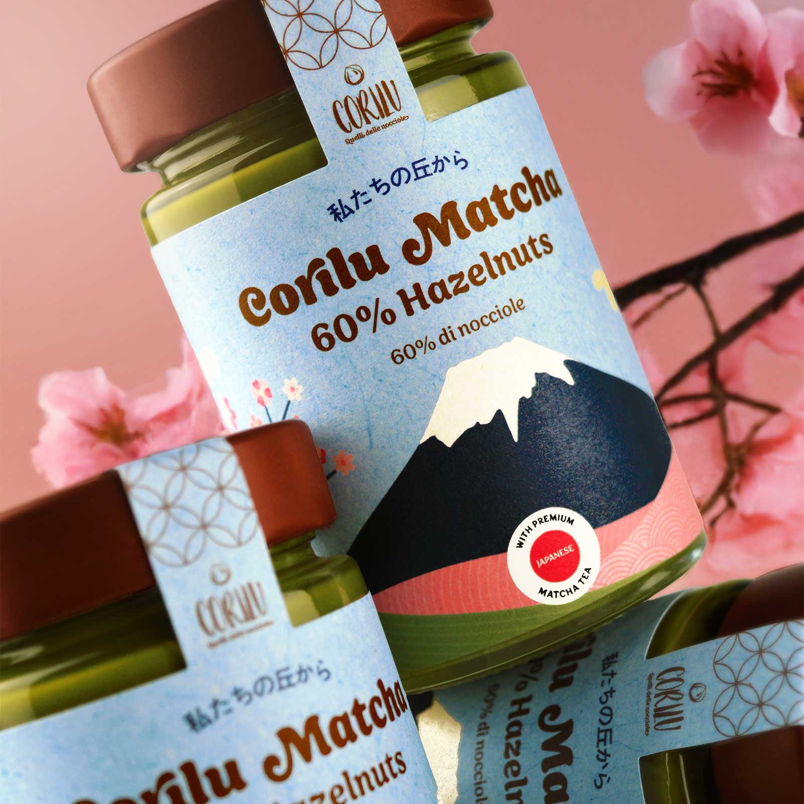 etichetta crema corilu matcha di nocciole
