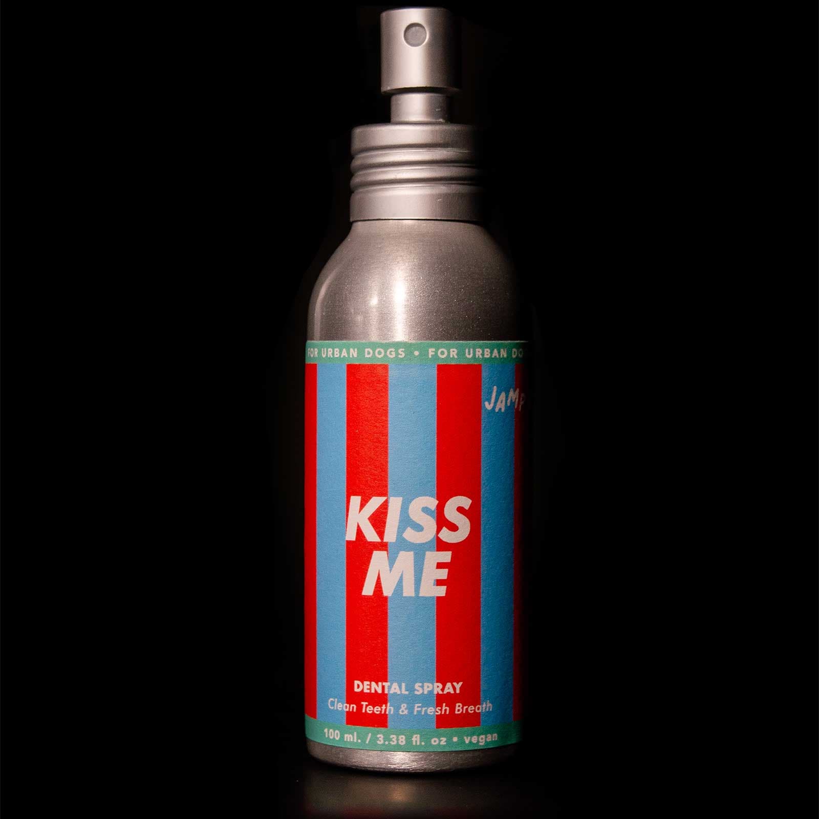etichetta jampy dentifricio kiss me